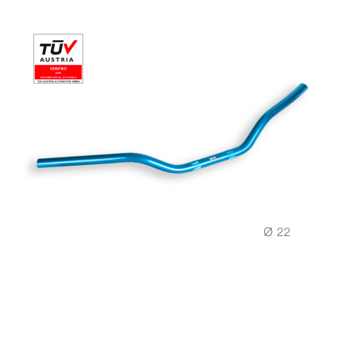 MANUBRIO RACING BLU