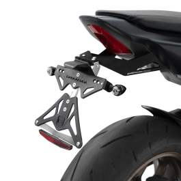 Portatarga Moto Per Honda CB650R 2021-2024 | Staffa Posteriore In Alluminio Con Luce | Installazione Facile