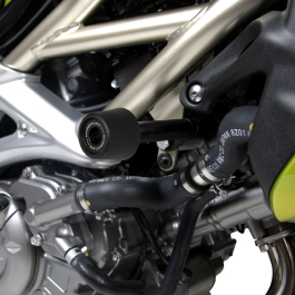 Suzuki SV 650 N/S 2007-2011 RD Moto Kit Tamponi paratelaio - Nero