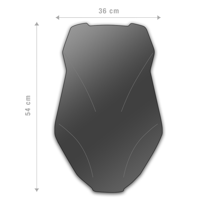 Aerosport Windshield Honda X-ADV Barracuda Moto