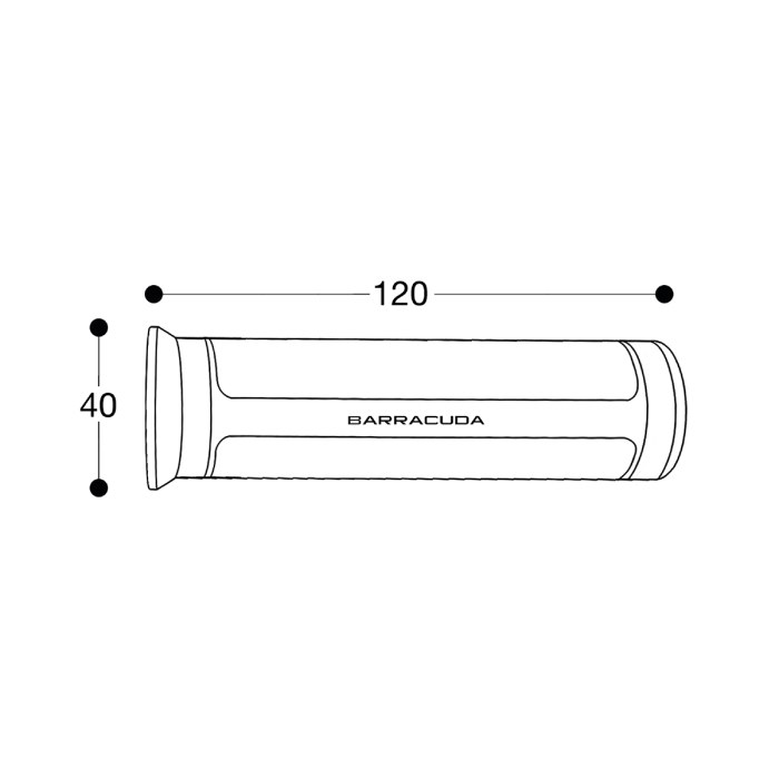 Manopole Basic Ring Universali Barracuda Moto
