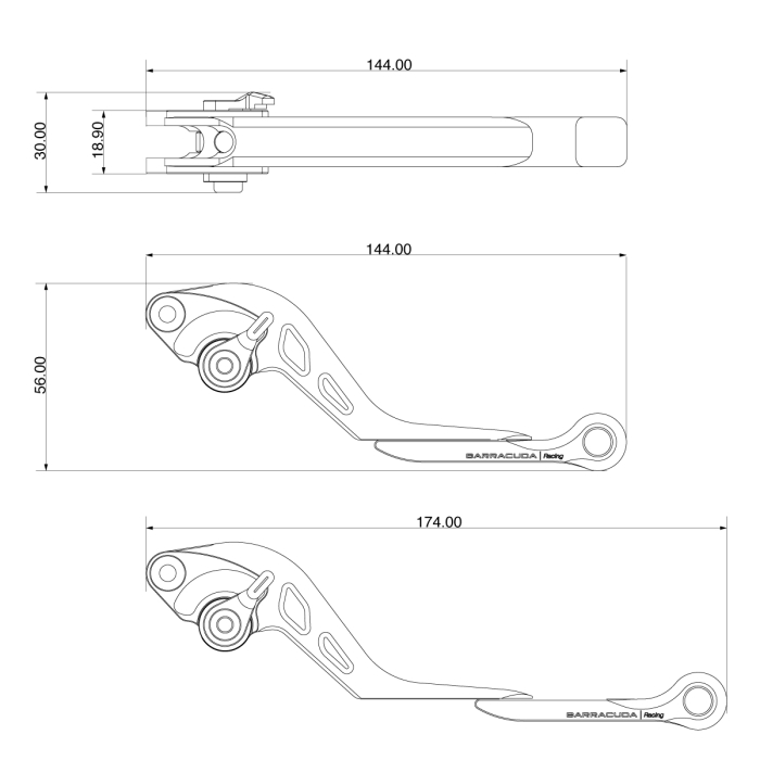 Leva Frizione E Freno Pieghevoli Per Triumph Street Twin 900 | Regolabili In 6 Posizioni, In Alluminio CNC