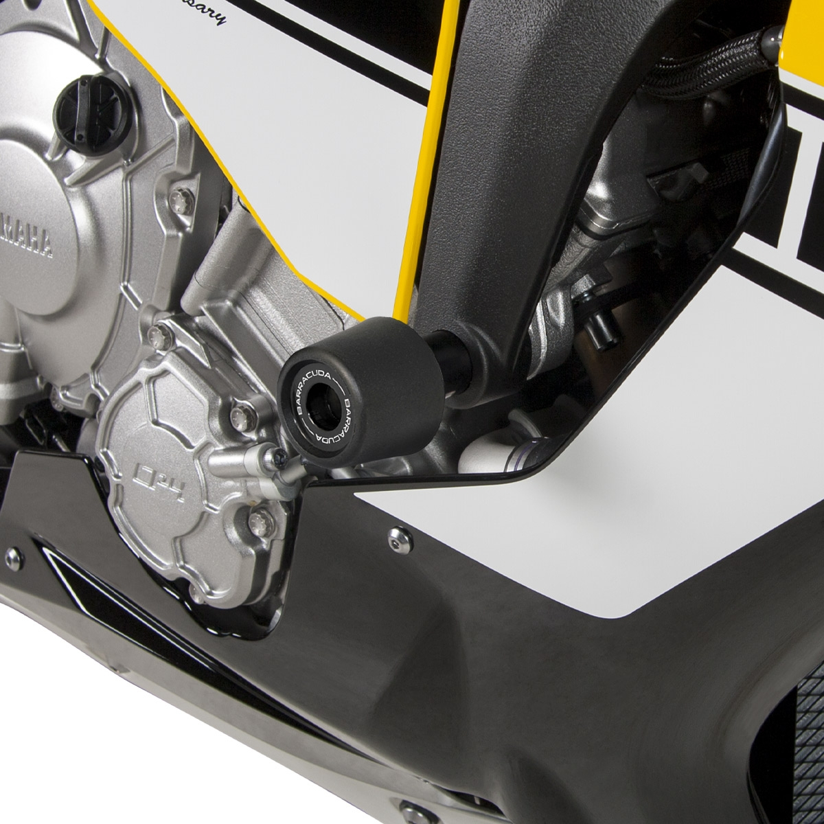 Yamaha FJR 1300 A/AS 2013-2015 RD Moto Kit Tamponi paratelaio - Nero
