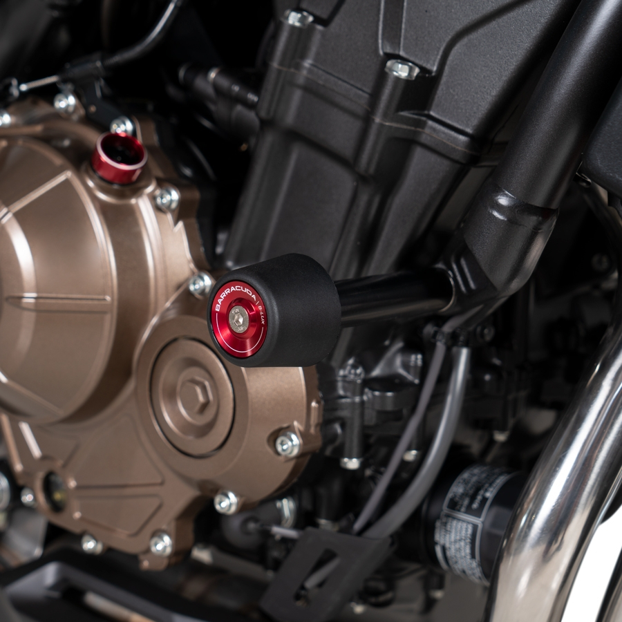 Protezioni Paracarena In Alluminio E Nylon Per HONDA CB125F E CBF125 2021, Nere, Antincidente E Facili Da Montare