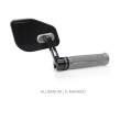 BARRACUDA　B-LUXシリーズ　SKIN-S　ミラーセット　ゴールド Skin-Z B-Lux Universal E-Marked Barracuda Moto Rearview Mirrors