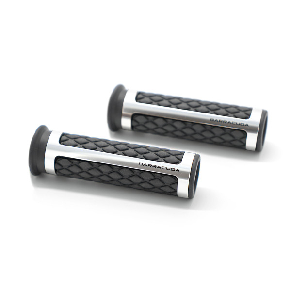 GRIPS CLASSIC BLACK insert SILVER (pair) 