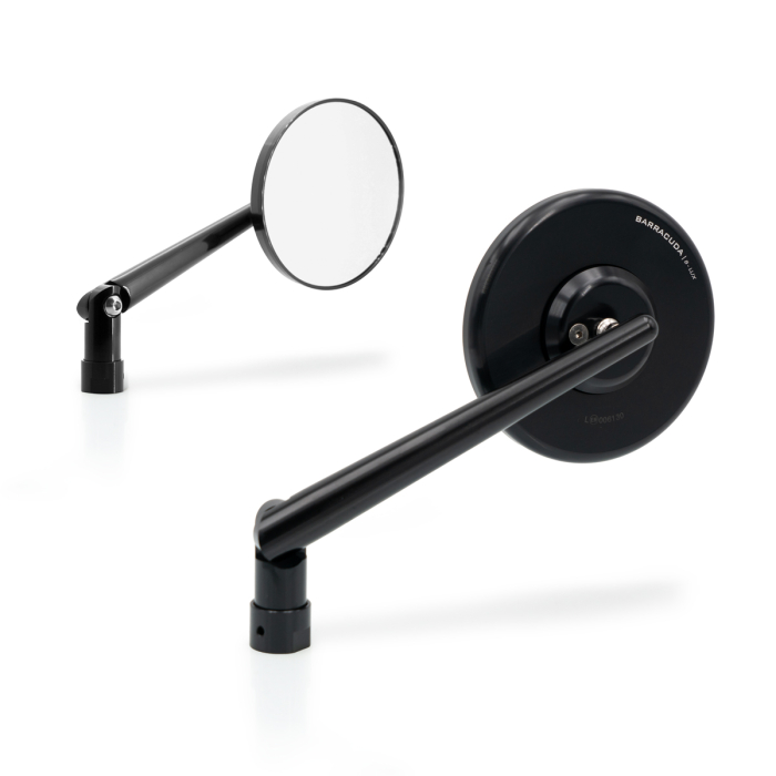 Skin-S B-Lux Universal E-Marked Barracuda Moto Rearview Mirrors
